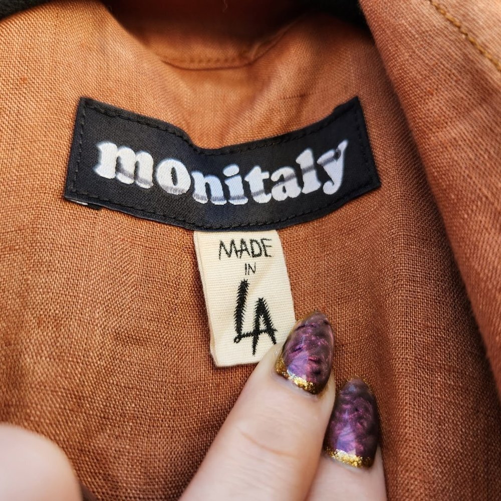 MONITALY SS18 ‎ Spring Coat Linen - Picture 5 of 7